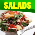 salad recipes android application logo